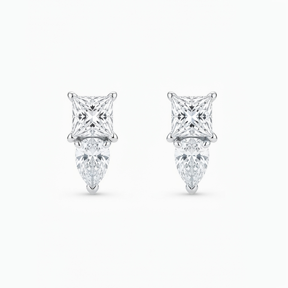 Diamond Solitaire Earring