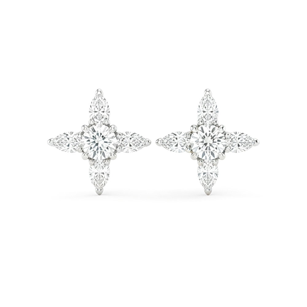 Diamond Solitaire Earring