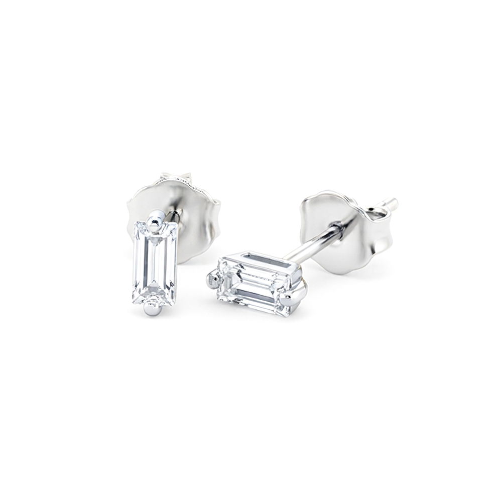 Diamond Solitaire Earring