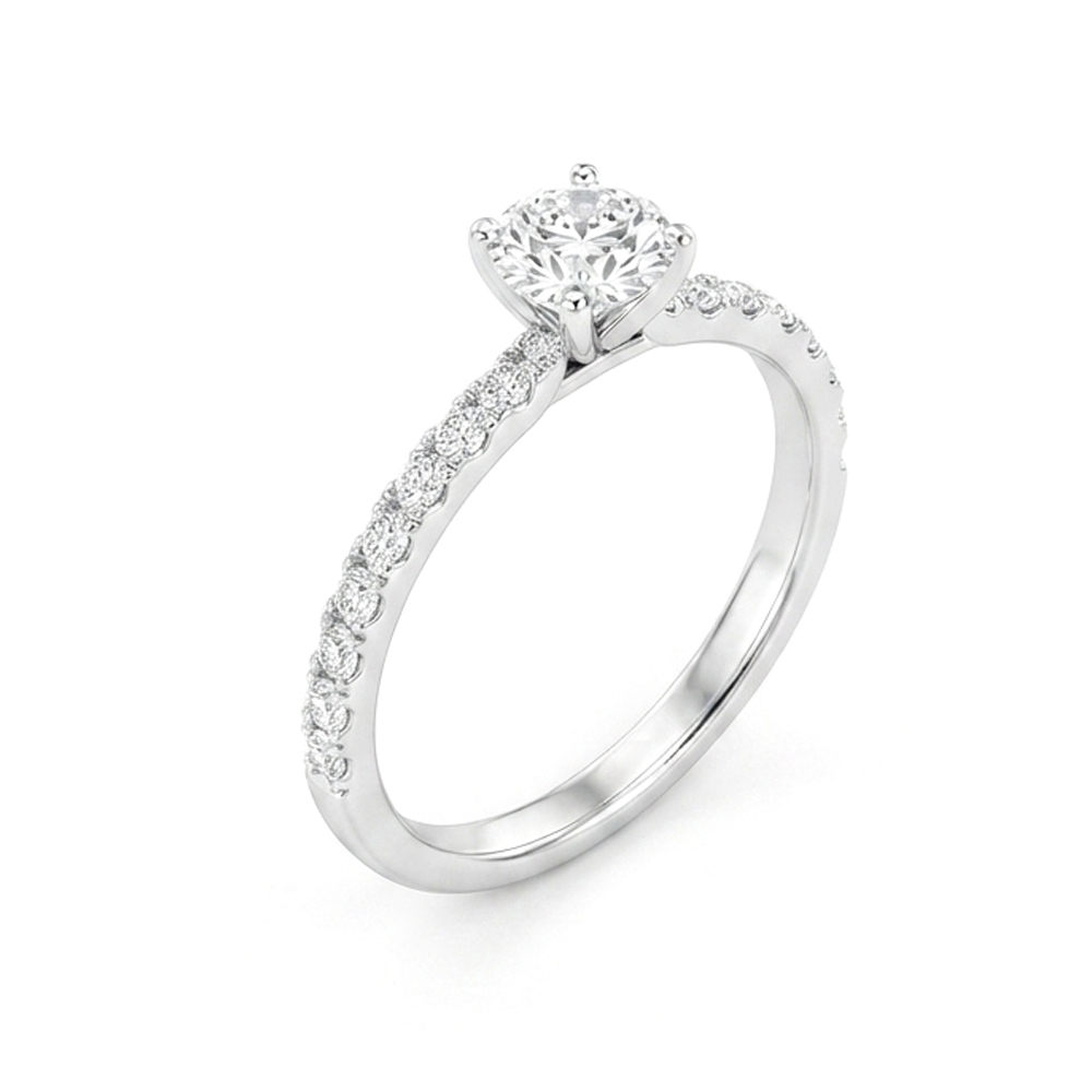 Diamond Twin Solitaire Ring