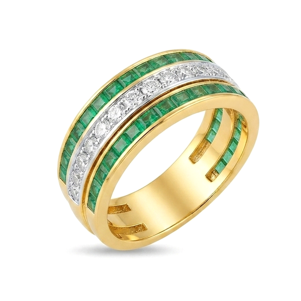 Diamond Emerald Ring
