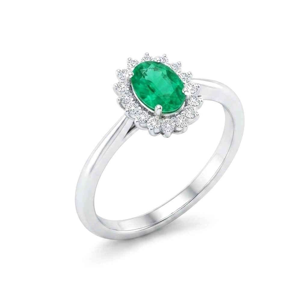 Diamond Emerald Ring