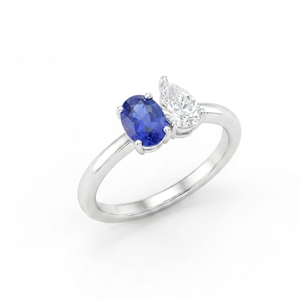Diamond Sapphire Ring T2M