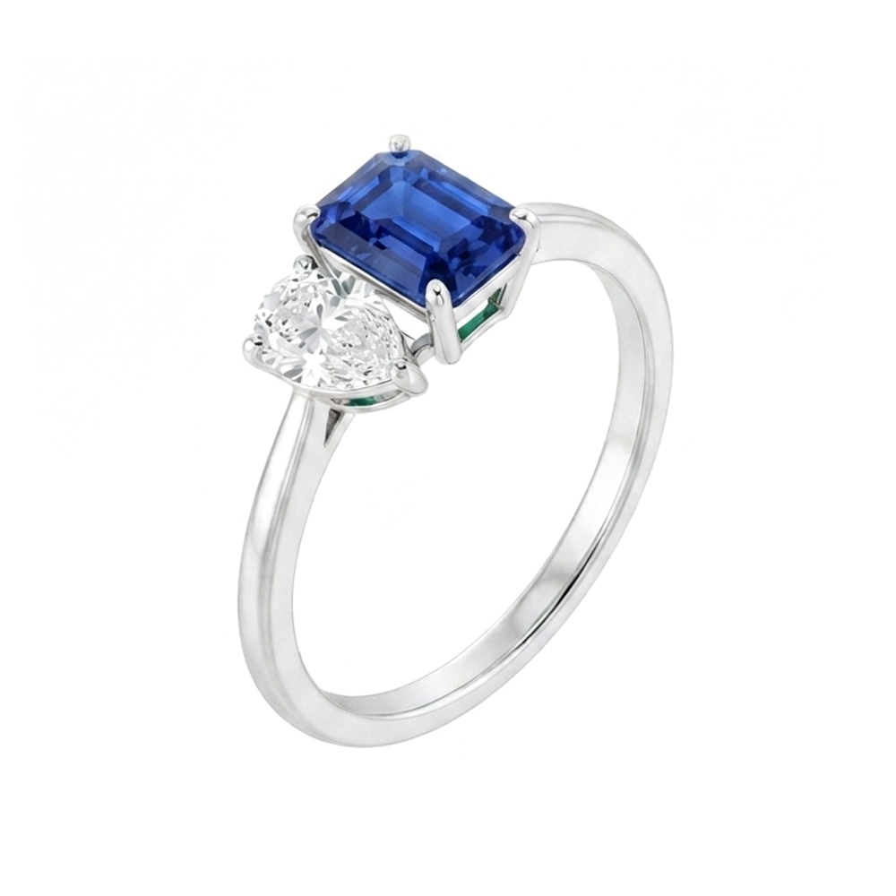 Diamond Sapphire Ring T2M