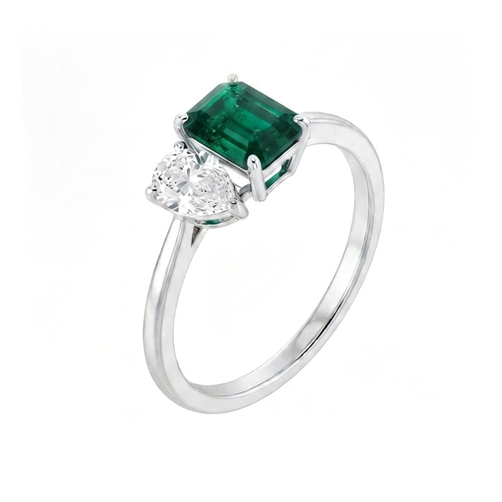 Diamond Emerald Ring T2M