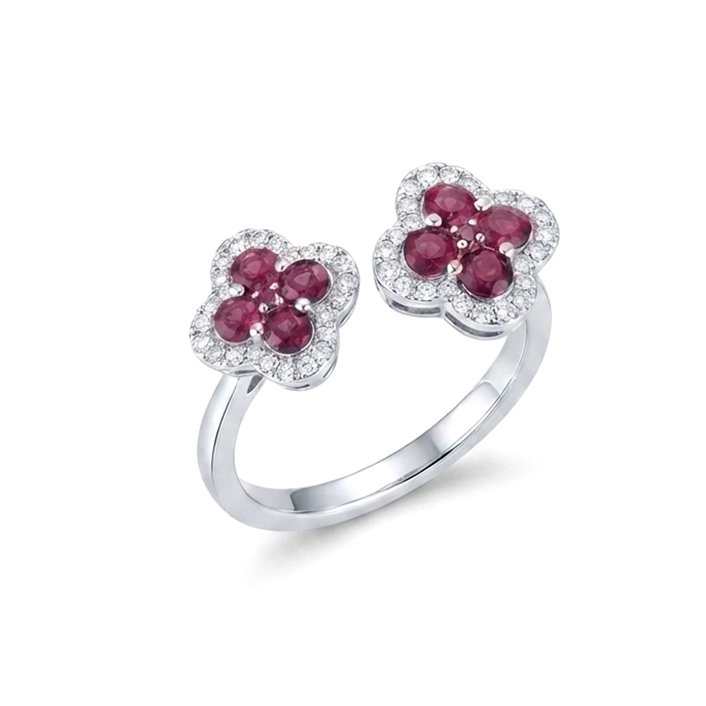 Diamond Ruby Ring