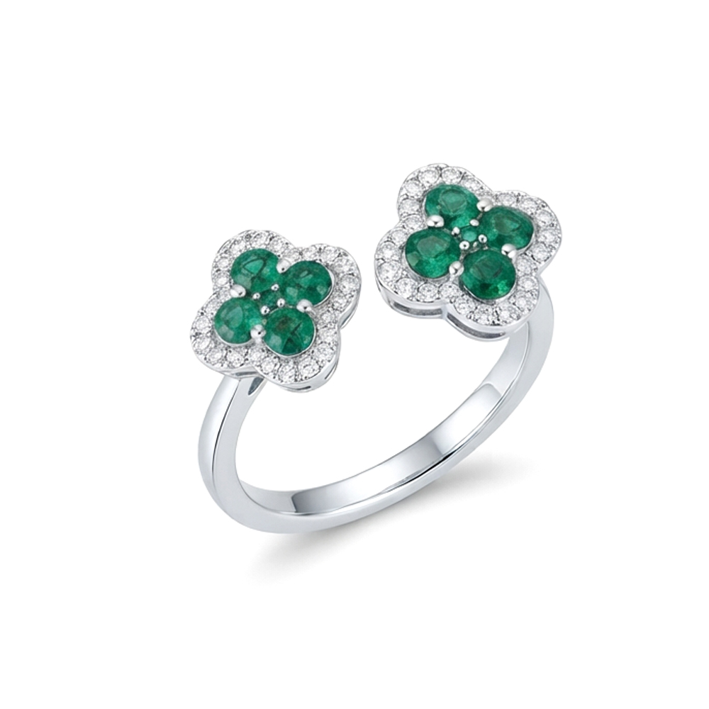 Diamond Emerald Ring
