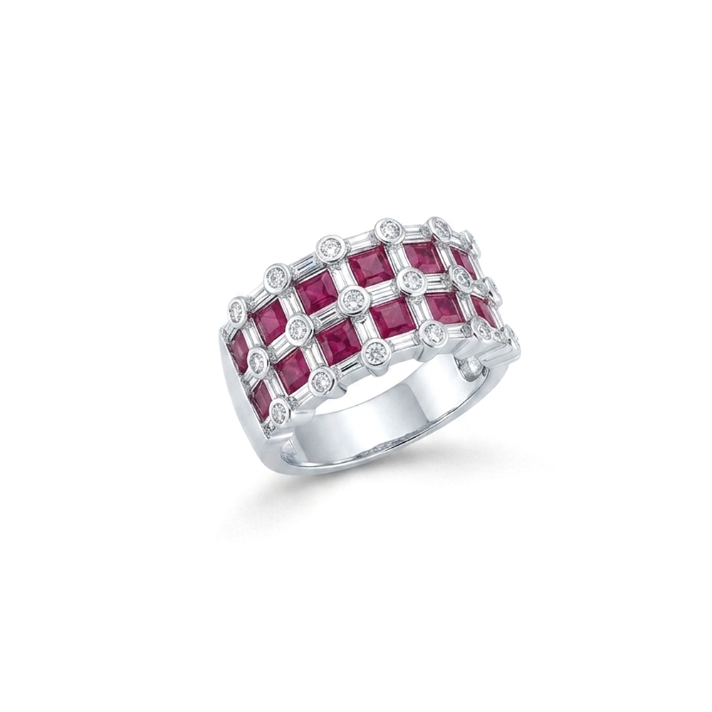 Diamond Ruby Ring