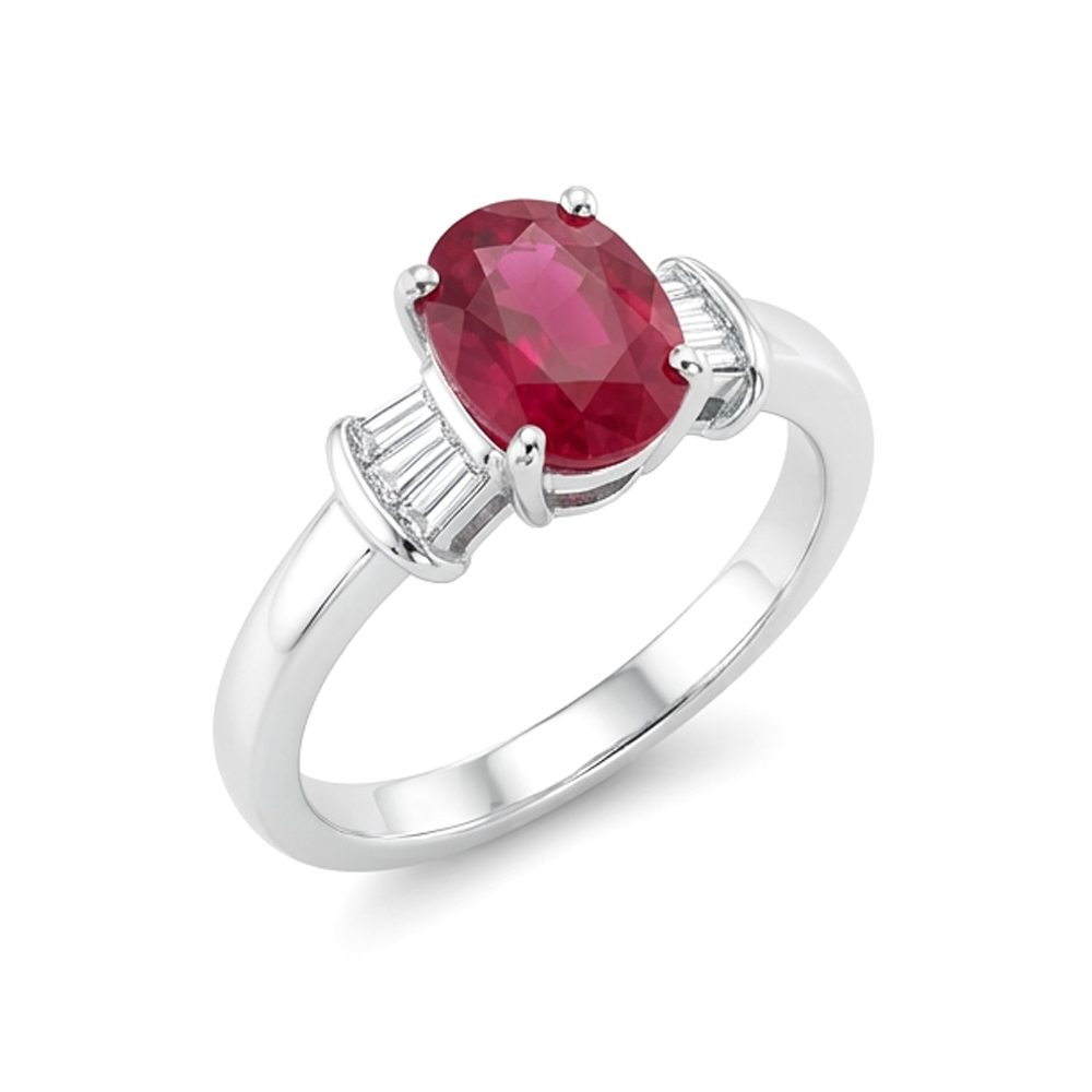 Diamond Ruby Ring