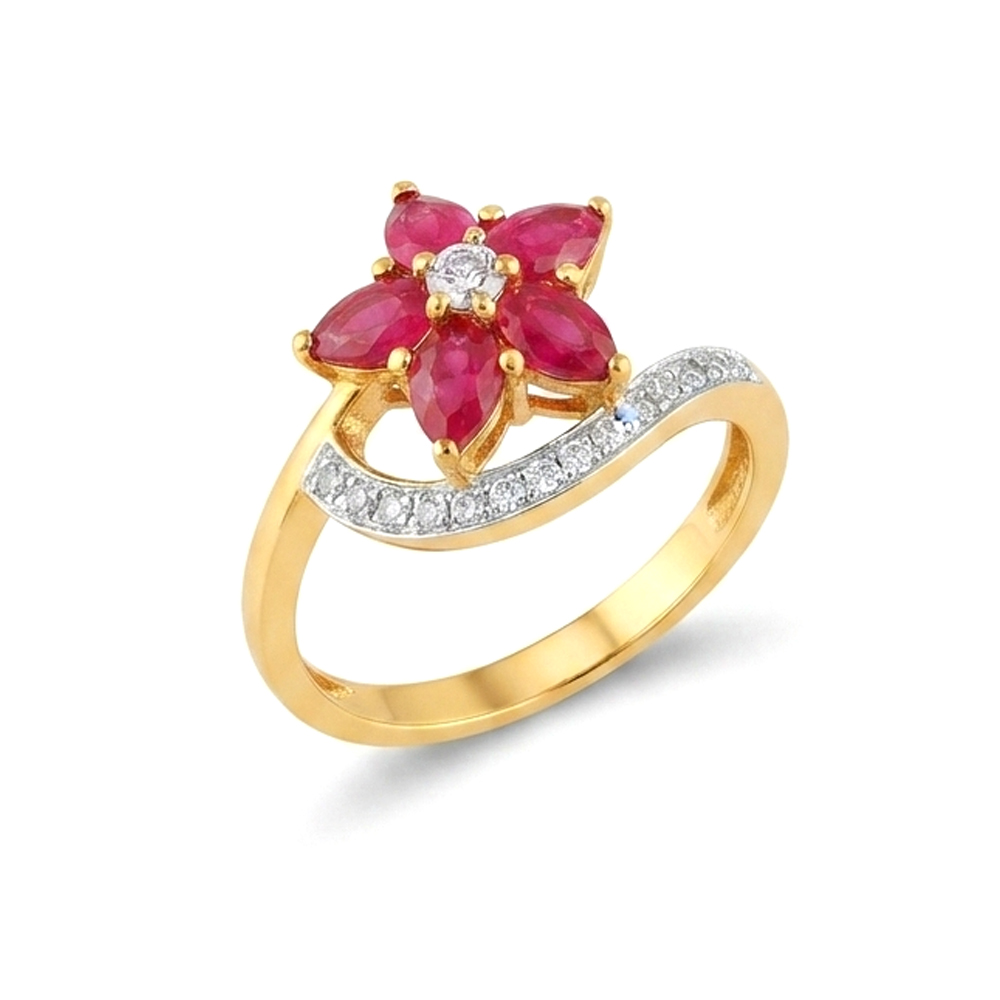 Diamond Ruby Ring