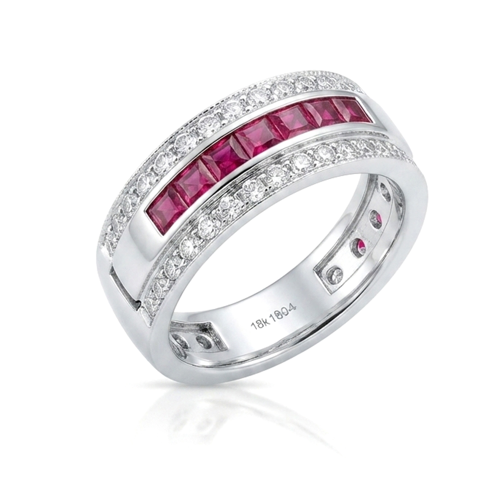 Diamond Ruby Ring
