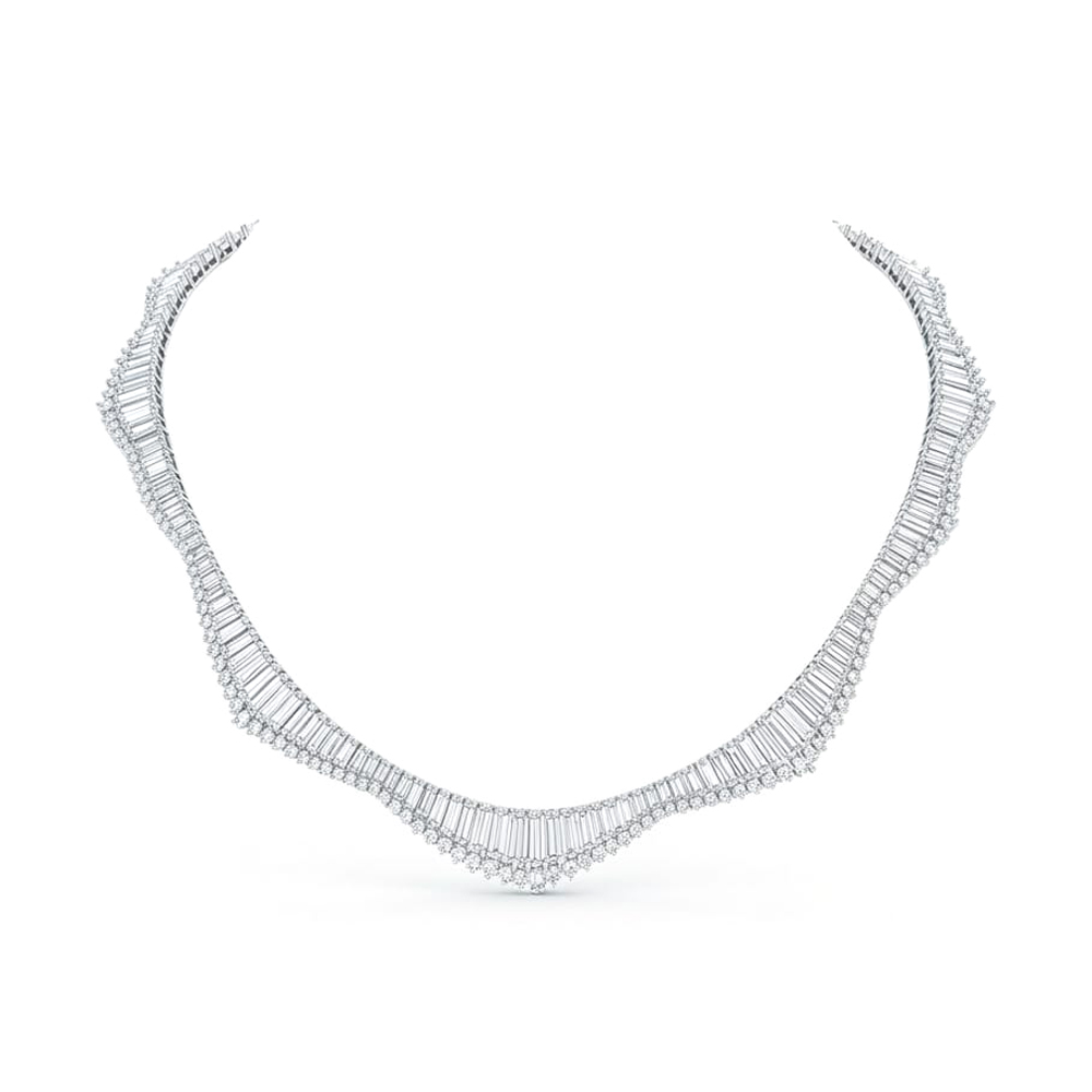 DIAMOND BAGUETTES NECKLACE